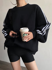 Büyük Boy Panel Sweatshirt