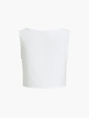 Düz Pamuklu Fırfırlı Şort Takımları