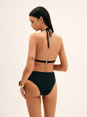 Düz Halter Bikini Takımı