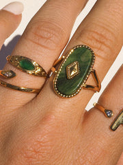 1 Adet Zarif Paslanmaz Çelik Yüzük