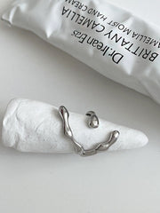 1 Adet Minimalist Hilal Yüzük