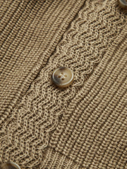 Vintage V Yakalı Hırka