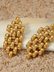 İçi Boş Boncuklu Zincir Kolye Küpeler