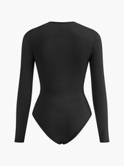 Kesik Halkalı Seksi Bodysuit