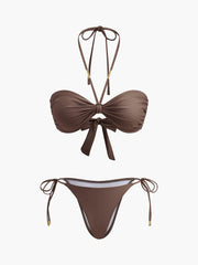 Fiyonk Düğümlü Bikini Takımı