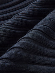 Yapılandırılmış Peplum Düğmeli Örgü Yelek