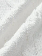 Pamuklu Kot Yaka Örgü Üst