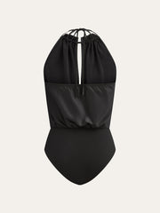 Saten Drapeli Askılı Body