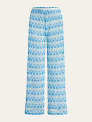 Bağlamalı Tığ İşi Askılı Pantolon Takımı