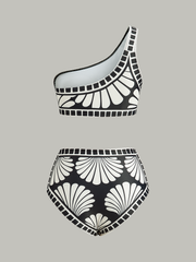 Asimetrik Tek Omuz Bikini Takımı
