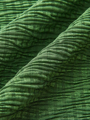 Dokulu Desenli Geniş Paça Pantolon