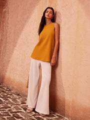 Dokulu Bağcıklı Tank Top