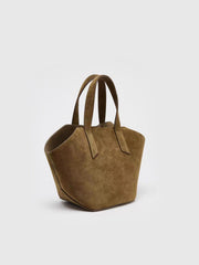 Süet Mini Tote Çanta