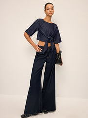 Önü Bağcıklı Kısa Üst