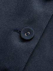 Denim V Yaka Dantelli Midi Elbise