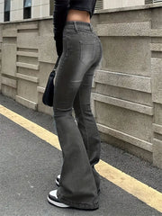 Violette Flare Kot Pantolon