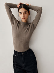 Ribanalı Uzun Kollu Body