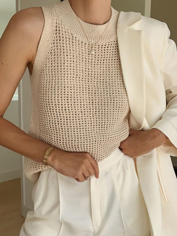 Örgü İçi Boş Düz Atlet