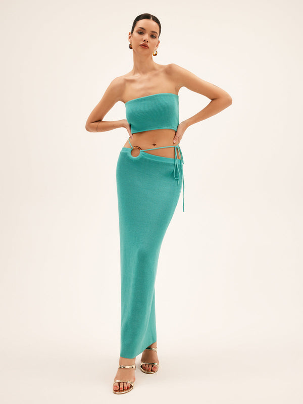 Denizotu Düğümlü Yırtık Kazak Takımı