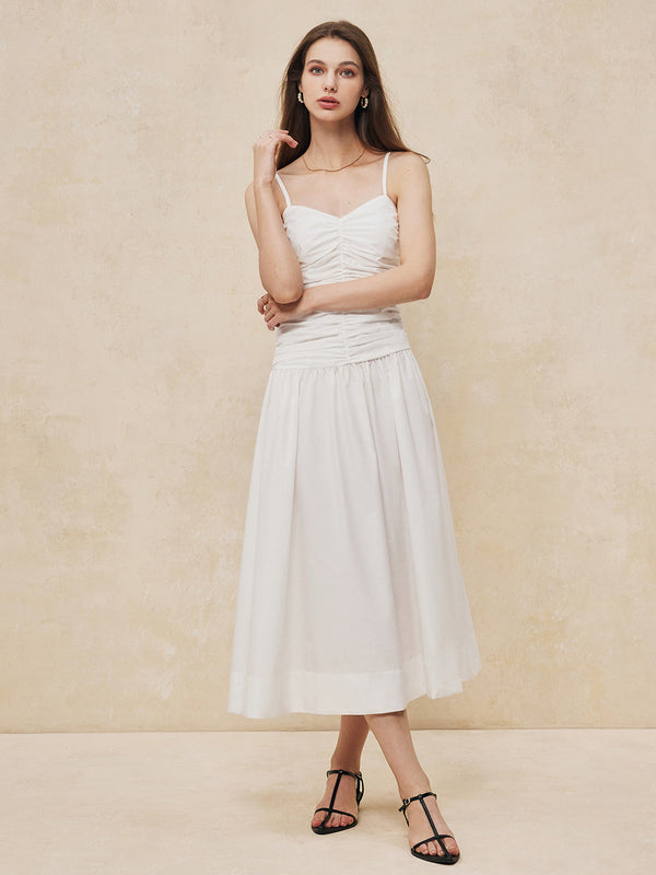 Serendipity Rustik Askılı Uzun Elbise