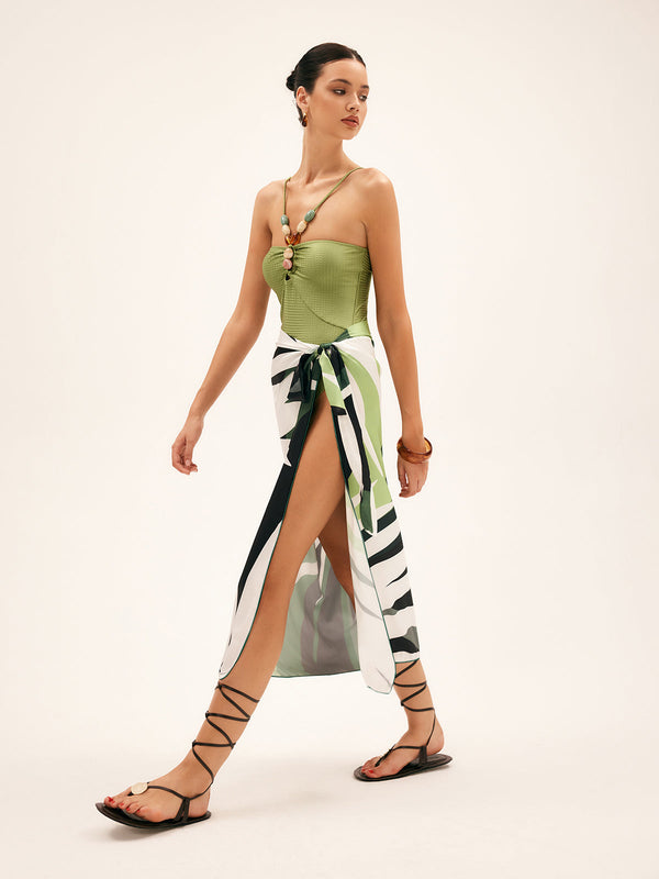 Tropikal Yağmur Ormanı Baskılı Örtü