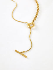 Altın Lariat Y-Kolye