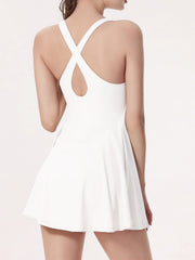 Criss Cross Jersey Aktif Elbise