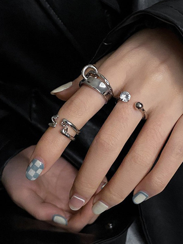 3 Adet Açık Halka Yüzük