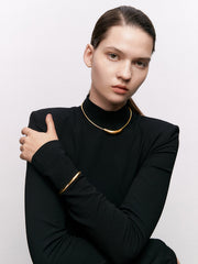 Şık O-Ring Choker Kolye