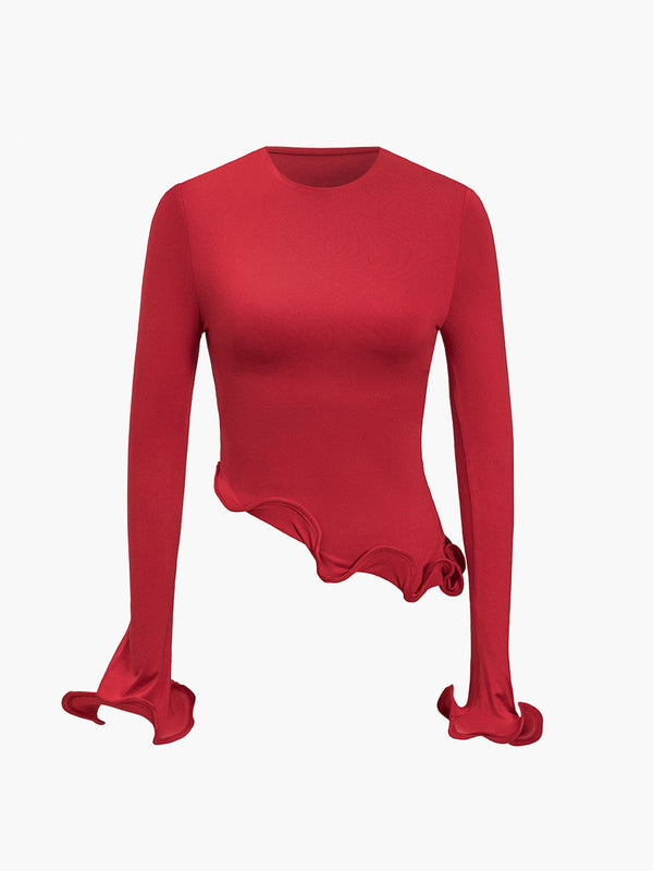 Asimetrik Dalgalı Kesim Eşofman