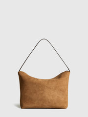 Minimalist Fermuarlı Yastıklı Omuz Çantası