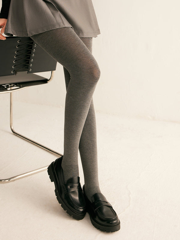 Düz Yumuşak Dokunuşlu Tayt