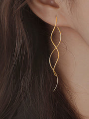 Spiral Püskül Küpeler