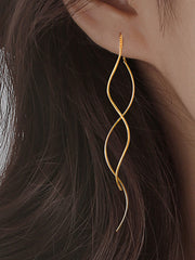 Spiral Püskül Küpeler