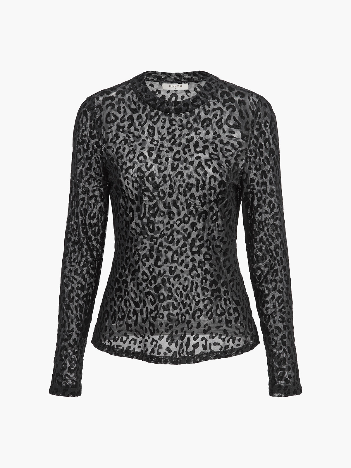 Leopar Baskılı Şeffaf Eşofman