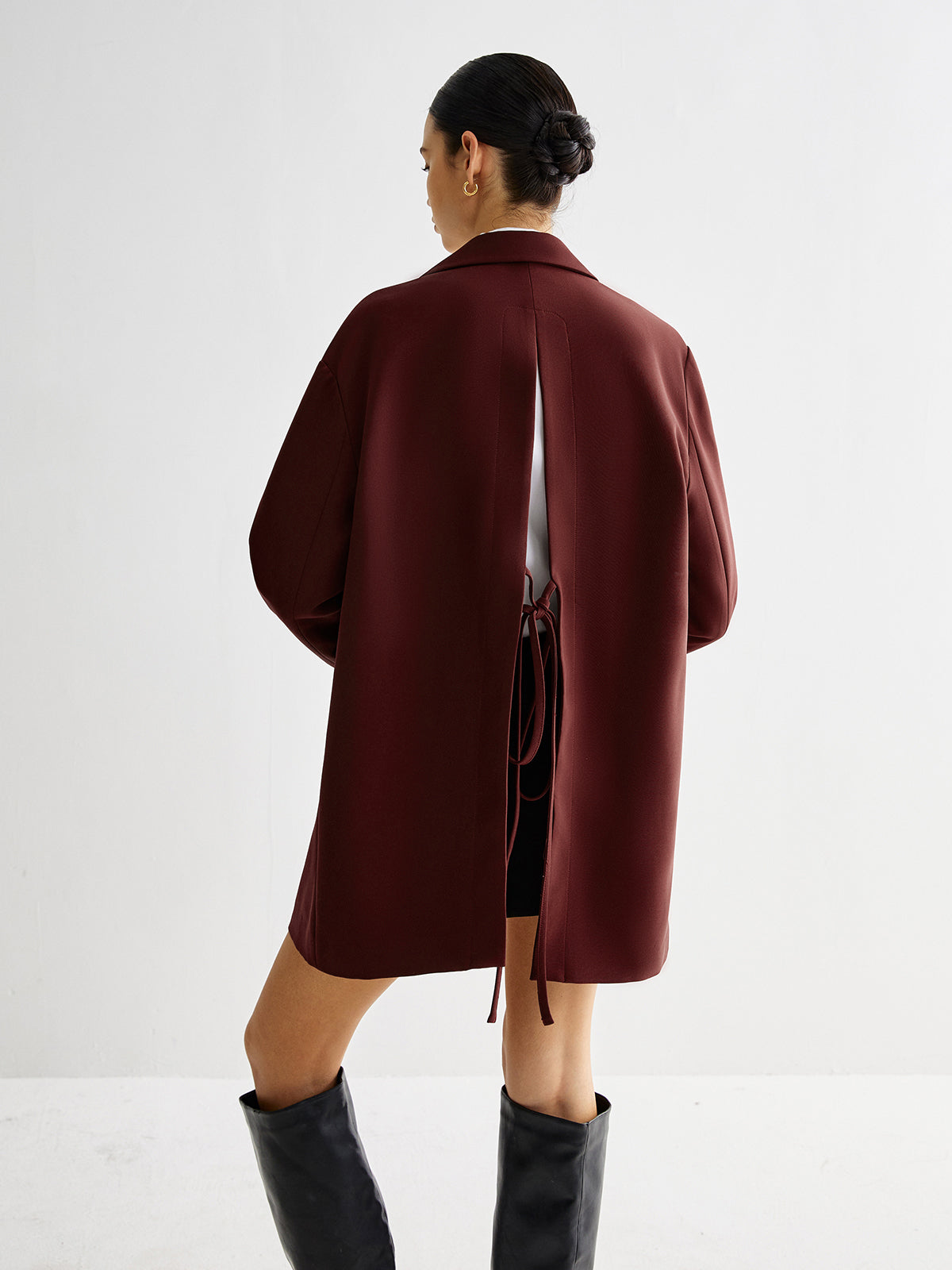 Bağlamalı Blazer Ceket