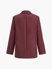 Temel Boru Düğmeli Blazer