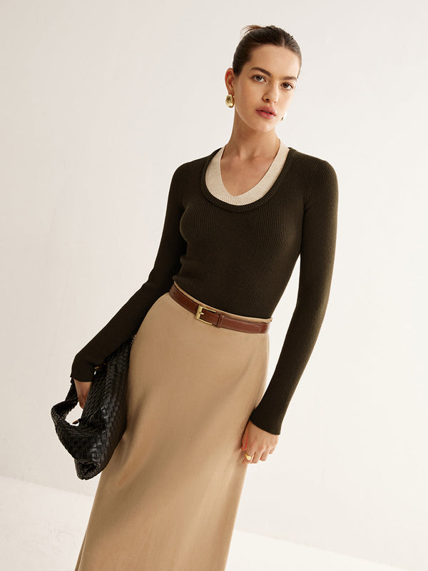 2'Si 1 Arada Ribana Örgü Üst