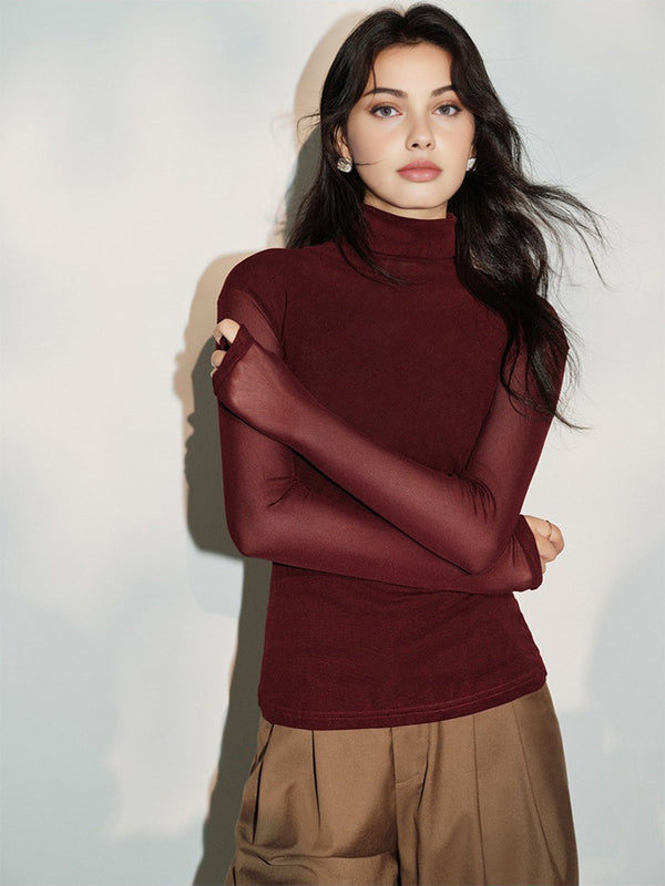 Minimalist Balıkçı Yakalı Forma Üst