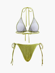 Bağcıklı Askılı Üçgen Bikini