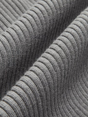 Ribbed Yaka İnce Hırka