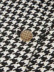 Retro Yaka Düğmeli Blazer