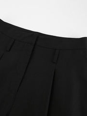 Minimalist Keten İki Parça Pantolon Takımı