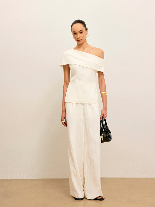 Orta Bel Cep Detaylı Pantolon