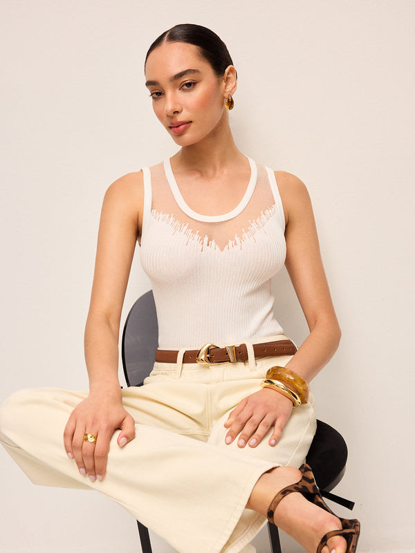 Şeffaf Dosya Detaylı Örgü Üst