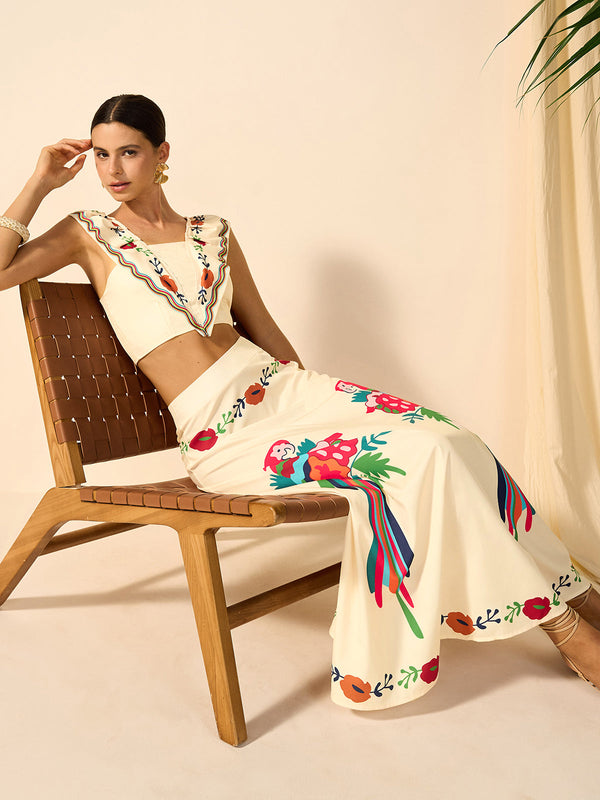 Boho Desenli Etek Takımı