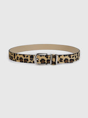 Leopar Desenli Tokalı Kemer