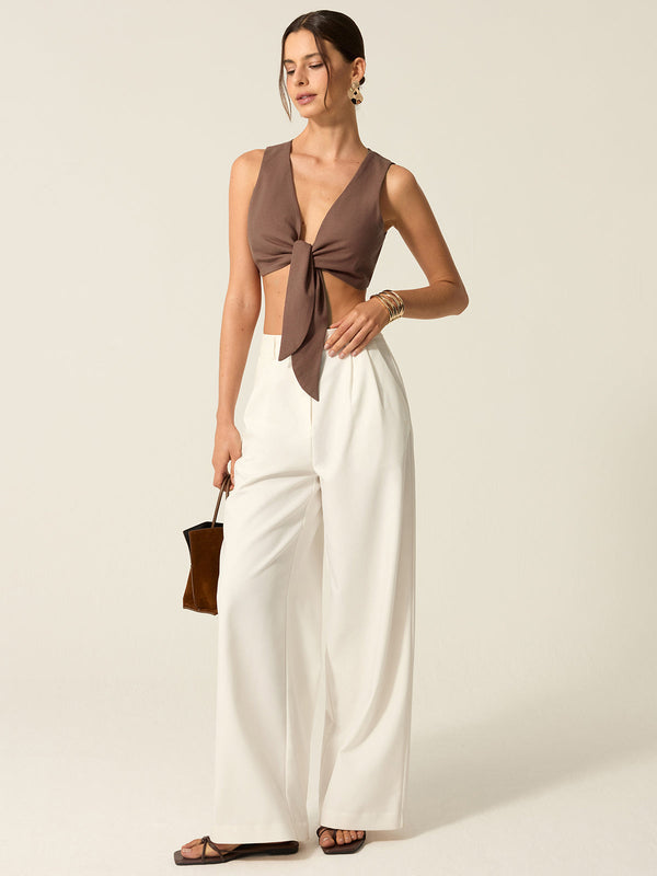 Önü Bağcıklı Kısa Üst