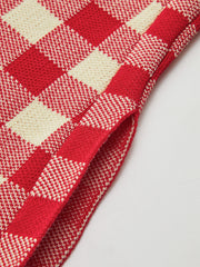 Gingham Desenli Pantolon Takımı