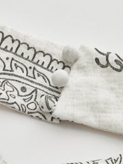 Boho Desenli Askılı Sırtı Açık Üst